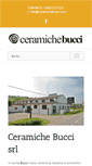 Mobile Screenshot of ceramichebucci.com